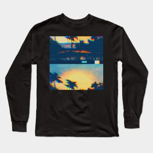 r e s o r t  9 3 glitch Long Sleeve T-Shirt